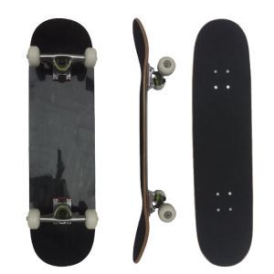 Black Blank Complete Skateboard