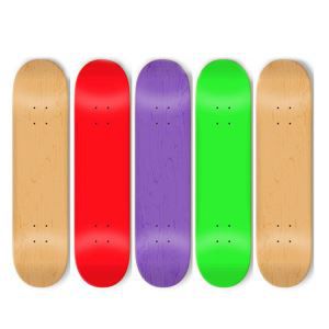 Blue Maple Skateboard Deck