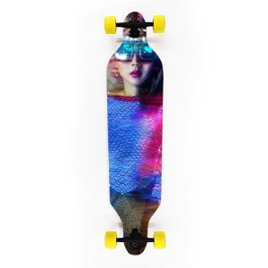 Designed Dropthrough Maple Longboard Deck