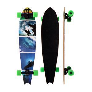 Fish Blank Maple Longboard Deck