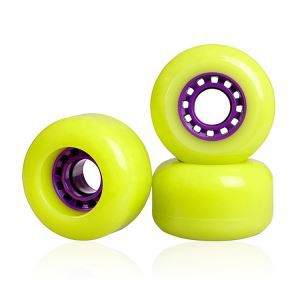 Yellow Longboard Skateboard Wheels